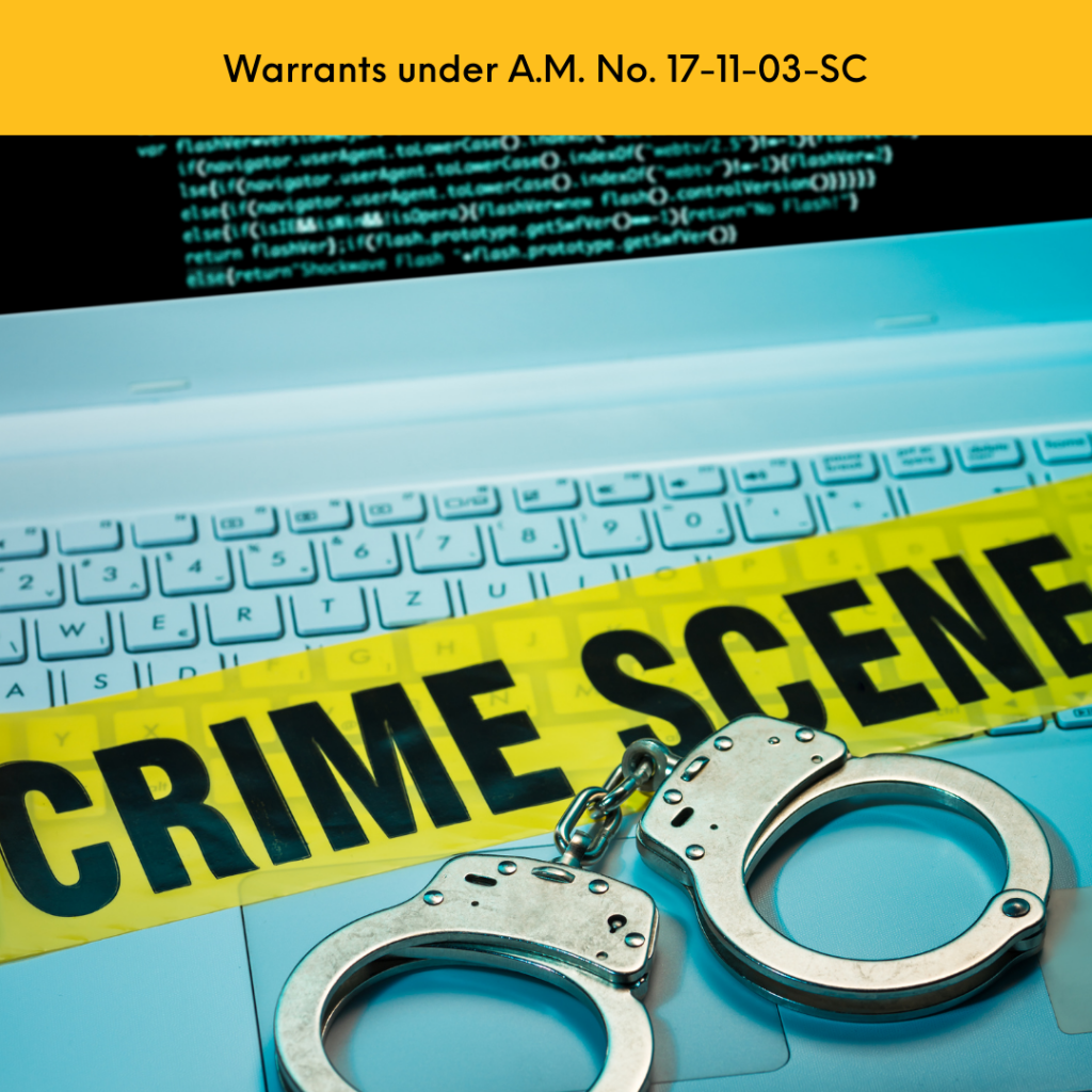 Cybercrime Warrants DivinaLaw